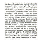 Menscience Advanced Face Lotion full ingredients list